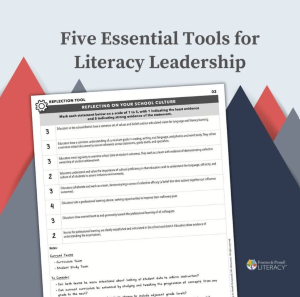 Five Essential Tools for Literacy leadership